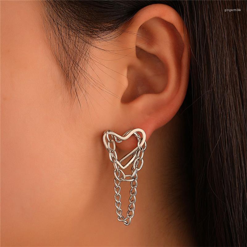 Dangle Earrings 1 Pair Creative Punk Drop Fashion Alloy Love Heart Chain Women's Trendy Street Jewelry
Dangle Earrings 1 Pair Creative Punk Drop Fashion Alloy Love Heart Chain Women's Trendy Street Jewelry