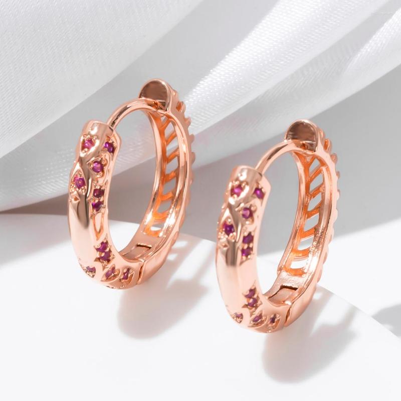 Hoop Earrings ESSFF Rose Gold Color Red Zircon Fashion Jewelry Trendy Russia Women/Lady/Girls/Female Love Gift Round Earings
Hoop Earrings ESSFF Rose Gold Color Red Zircon Fashion Jewelry Trendy Russia Women/Lady/Girls/Female Love Gift Round Earings