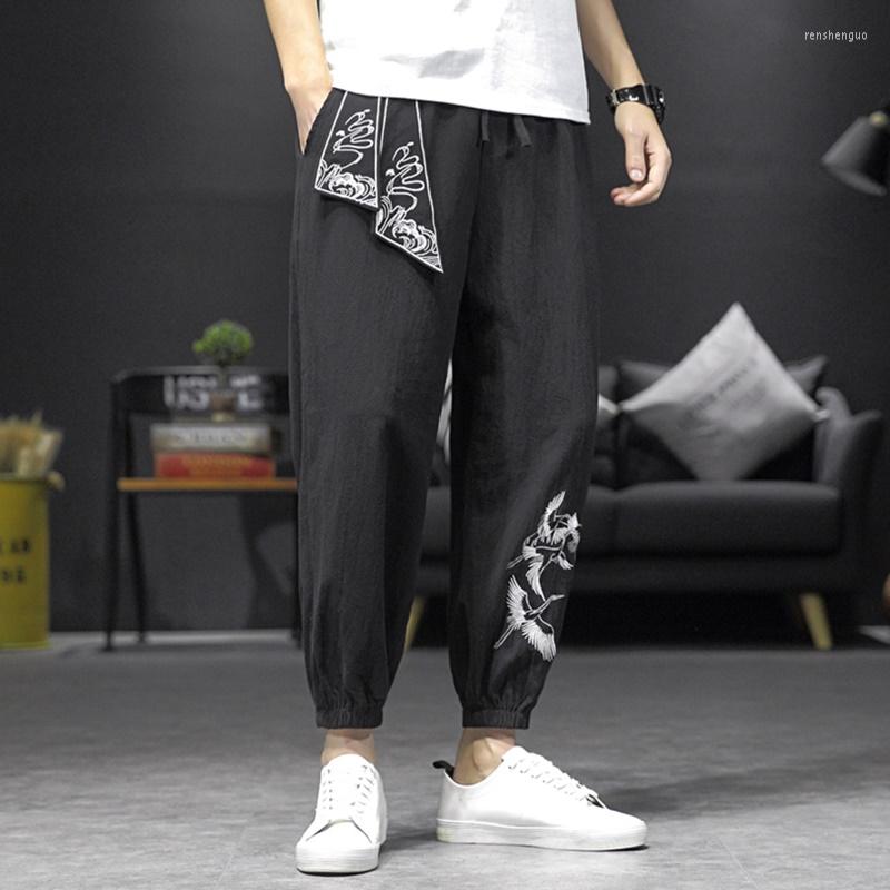 Ethnic Clothing Traditional Chinese Pants Man Embroidery Harem Men Japanese Style Harajuku Streetwear Loose Cotton Bottom Trousers KK3333
Ethnic Clothing Traditional Chinese Pants Man Embroidery Harem Men Japanese Style Harajuku Streetwear Loose Cotton Bottom Trousers KK3333