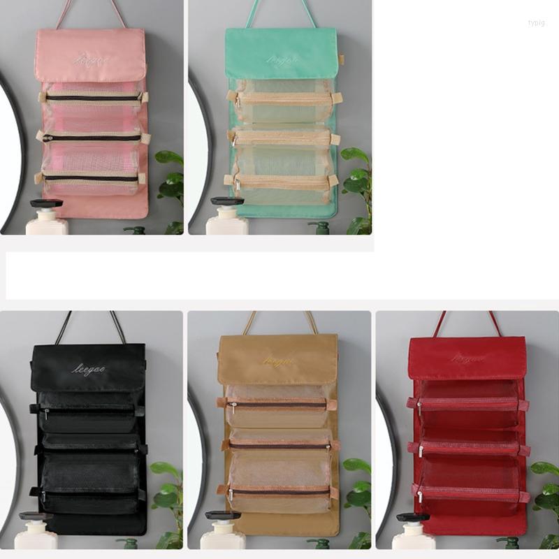 Cosmetic Bags Q1QA Hanging Roll-Up Makeup Bag 4-in-1 Foldable Toiletry For Travel Removable, Green
Cosmetic Bags Q1QA Hanging Roll-Up Makeup Bag 4-in-1 Foldable Toiletry For Travel Removable, Green