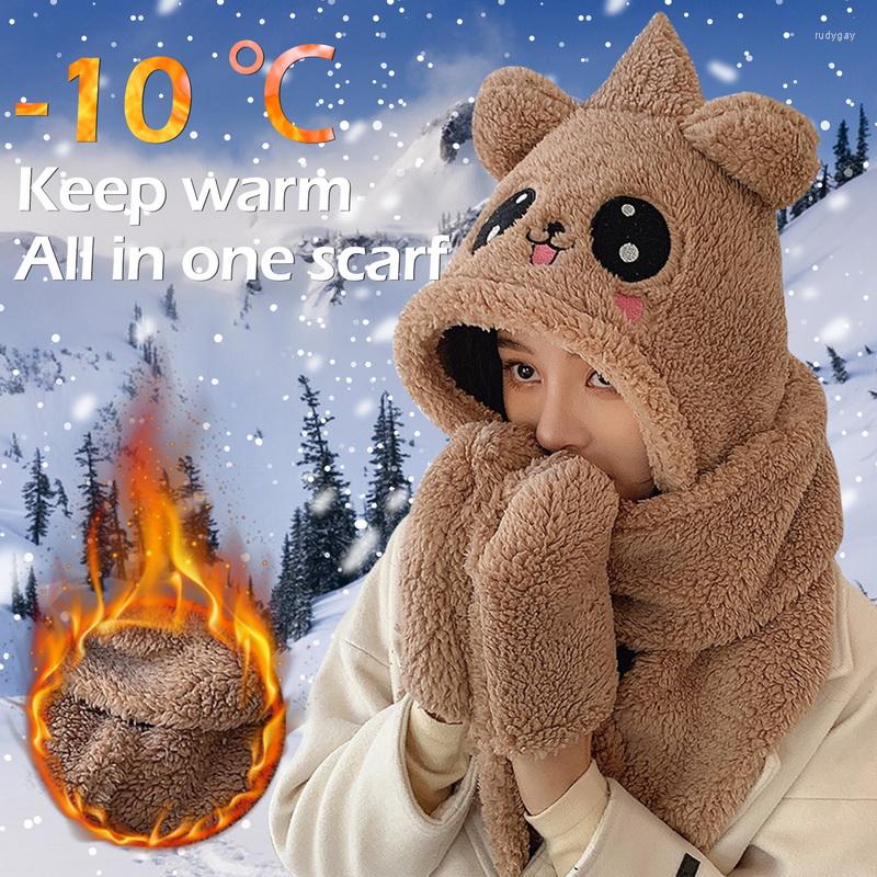 Bandanas Fashion Winter Women Novelty Beanies Caps Warm Cute Bear Ear Hat Plush Scarf Set Casual Solid Gloves
Bandanas Fashion Winter Women Novelty Beanies Caps Warm Cute Bear Ear Hat Plush Scarf Set Casual Solid Gloves