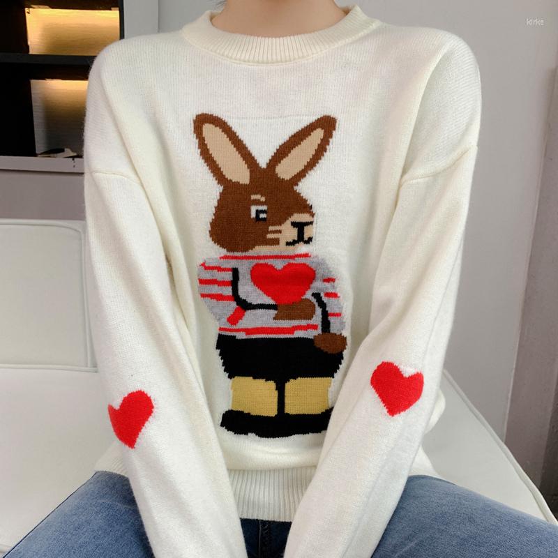 Women's Sweaters Autumn And Winter 2022 Women's Cashmere Sweater Loose Pullover Fashionable Embroidered Mr. Round, White
Women's Sweaters Autumn And Winter 2022 Women's Cashmere Sweater Loose Pullover Fashionable Embroidered Mr. Round, White