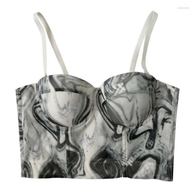 Bustiers & Corsets Gradient Color Printing Camisole Female Lace Mesh Tank Tops Sexy Backless Gathered Bustier Bra Underwear Corset P466, Black
Bustiers & Corsets Gradient Color Printing Camisole Female Lace Mesh Tank Tops Sexy Backless Gathered Bustier Bra Underwear Corset P466, Black