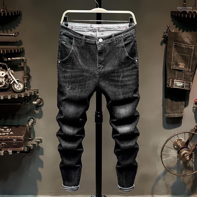 Men's Jeans Men's Spring Autumn Cool Men Straight Denim Male Casual Cropped Pencil Trousers Fashion Tide Brand Slim Skinny Length Pants, Black
Men's Jeans Men's Spring Autumn Cool Men Straight Denim Male Casual Cropped Pencil Trousers Fashion Tide Brand Slim Skinny Length Pants, Black