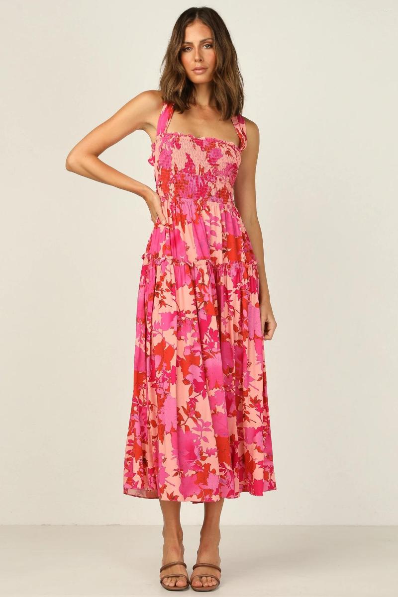 Casual Dresses Women Summer Sleeveless Dress Floral Printed Strap Bandage Backless Female Clothing Streetwear Vestido Feminino, Red
Casual Dresses Women Summer Sleeveless Dress Floral Printed Strap Bandage Backless Female Clothing Streetwear Vestido Feminino, Red