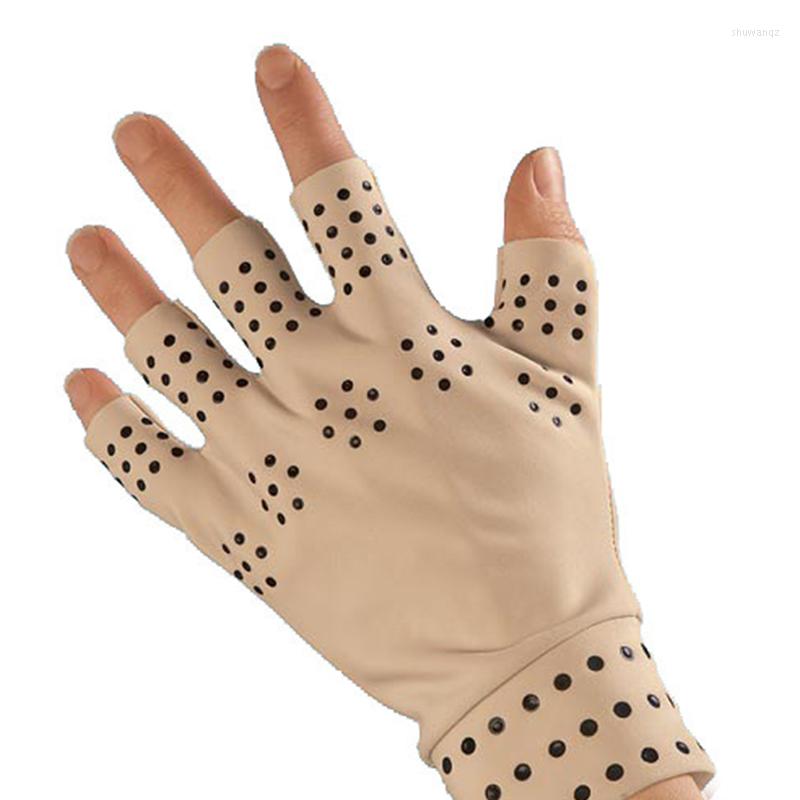 Racing Jackets Arthritis Therapy Gloves Relief Cycling Pressure Pain Heal Joints Magnetic Support Hand Massager Toiletry Kits, Brown
Racing Jackets Arthritis Therapy Gloves Relief Cycling Pressure Pain Heal Joints Magnetic Support Hand Massager Toiletry Kits, Brown