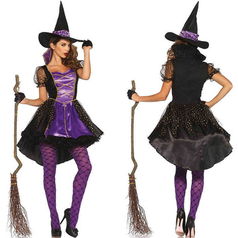 Theme Costume Purple Sexy Halloween Witch animation Ghost Festival devil costume fun uniform Cosplay
Theme Costume Purple Sexy Halloween Witch animation Ghost Festival devil costume fun uniform Cosplay