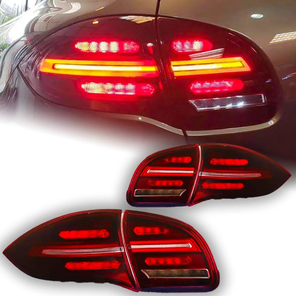 Car Styling for Porsche Cayenne Taillights 20 11-20 14 Cayenne LED Tail Lamp DRL Dynami Signal Brake Reverse Auto Accessories