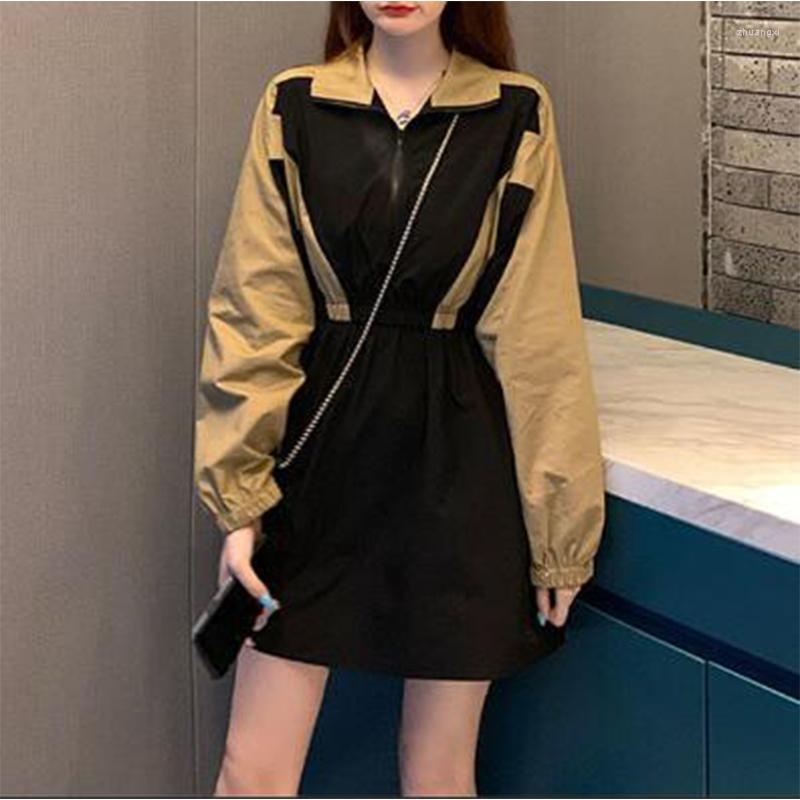 Casual Dresses Spring Autumn Korean Style Patchwork Waist Fashion Dress Women Long Sleeve Harajuku Trend Vestidos De Fiesta Robe, Picture color
Casual Dresses Spring Autumn Korean Style Patchwork Waist Fashion Dress Women Long Sleeve Harajuku Trend Vestidos De Fiesta Robe, Picture color