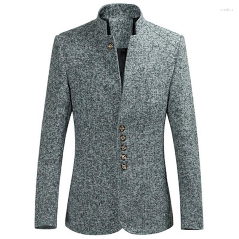 Men's Suits Costume Homme Men Stand-up Collar Chinese Style Single Breasted Tunic Suit Autumn Casual Plus Size Slim Fit Blazer, Black
Men's Suits Costume Homme Men Stand-up Collar Chinese Style Single Breasted Tunic Suit Autumn Casual Plus Size Slim Fit Blazer, Black