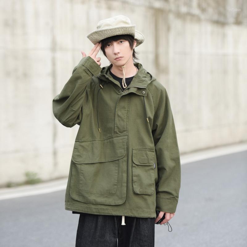 Men's Jackets Oversized Pockets Cargo Mens Japanese Fashion Trends Hooded Streetwear Teenage Loose Fit Outdoor Windbreaker Hiking Coat, Army green
Men's Jackets Oversized Pockets Cargo Mens Japanese Fashion Trends Hooded Streetwear Teenage Loose Fit Outdoor Windbreaker Hiking Coat, Army green