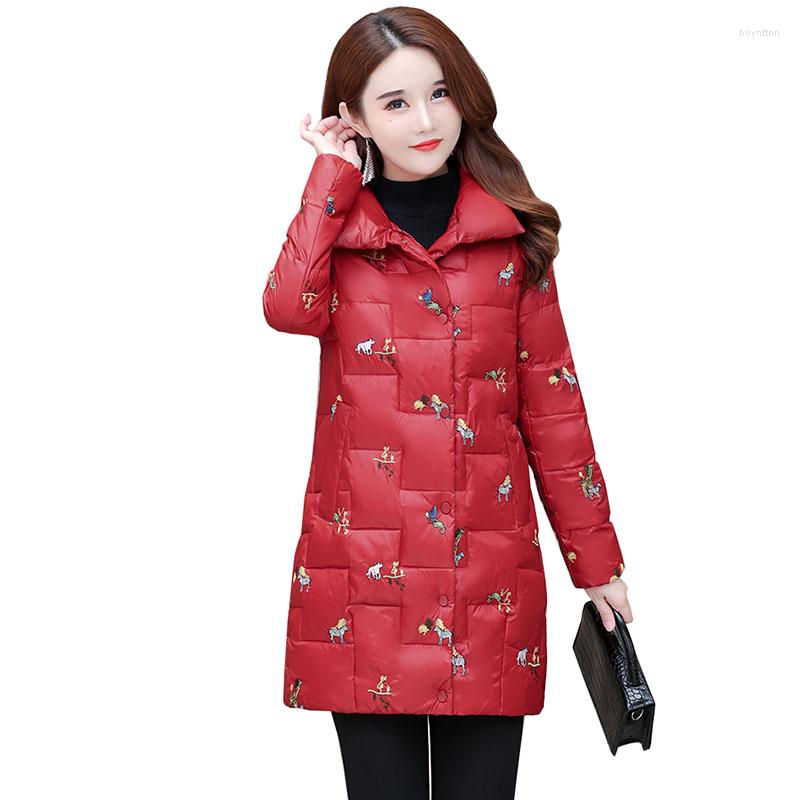 Women's Down 5XL Plus Size Loose Medium Long Coat Elegant Women Winter Jacket White Duck Thick Warm Printing Overcoat Female G693, Black
Women's Down 5XL Plus Size Loose Medium Long Coat Elegant Women Winter Jacket White Duck Thick Warm Printing Overcoat Female G693, Black