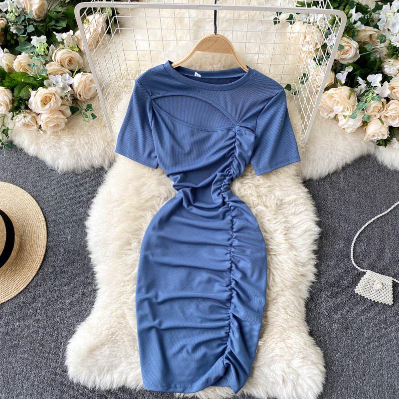 Casual Dresses Short Sleeve T-shirt Dress Women's Cut-out Hollow Front Slim Mini Bodycon Streetwear Folds Pleated Club Party, Black
Casual Dresses Short Sleeve T-shirt Dress Women's Cut-out Hollow Front Slim Mini Bodycon Streetwear Folds Pleated Club Party, Black