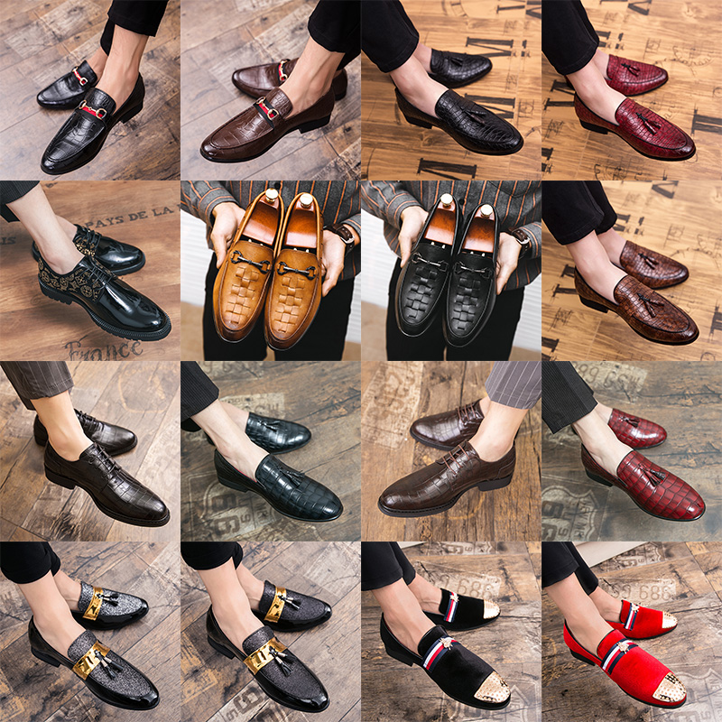 Luxury brogue oxford pointed toe leather shoes rhinestone pattern tassel sequins metal buckle high-end men's fashion formal casual slip-on shoes multi-sizes, 2980 brown
Luxury brogue oxford pointed toe leather shoes rhinestone pattern tassel sequins metal buckle high-end men's fashion formal casual slip-on shoes multi-sizes, 2980 brown