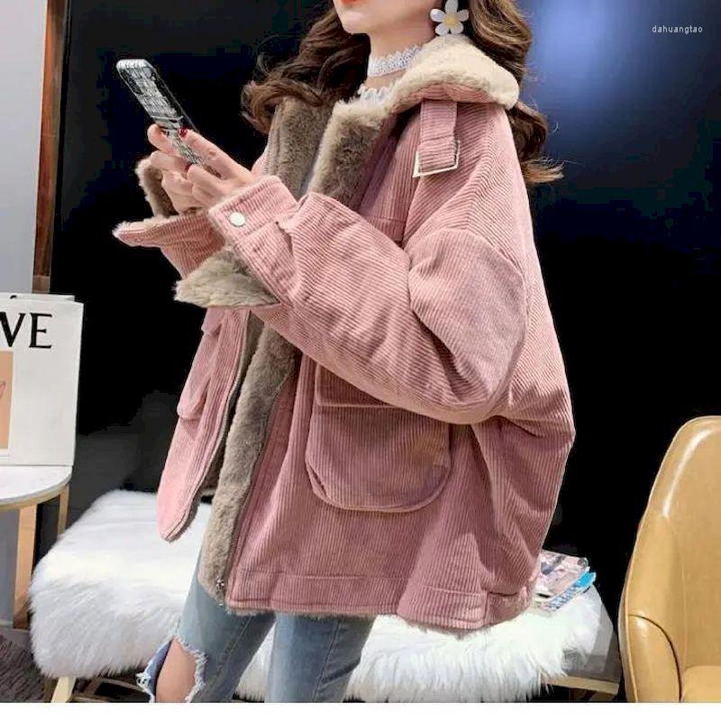 Women's Trench Coats 2022 Winter Coat Women Korean Loose Wild Zipper Corduroy Lamb Wool Jacket Thicken Warm Tooling Cotton Jackets Womens, Green
Women's Trench Coats 2022 Winter Coat Women Korean Loose Wild Zipper Corduroy Lamb Wool Jacket Thicken Warm Tooling Cotton Jackets Womens, Green
