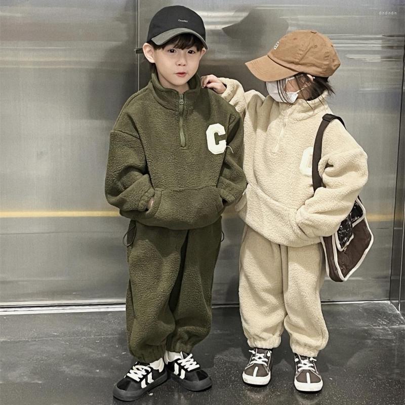 Jackets 3909I Children Clothing Set Casual Sport Suit 2022 Autumn Winter Thick Warm Boy's Two-piece Turtleneck Polar Fleece, Green 2pc
Jackets 3909I Children Clothing Set Casual Sport Suit 2022 Autumn Winter Thick Warm Boy's Two-piece Turtleneck Polar Fleece, Green 2pc