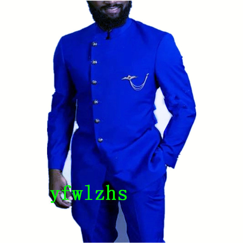 Handsome Single Breasting Groomsmen Mandarin Lapel Groom Tuxedos Man's Suits Wedding/Prom/Dinner Man Blazer Jacket Pants Tie K797, Same as image
Handsome Single Breasting Groomsmen Mandarin Lapel Groom Tuxedos Man's Suits Wedding/Prom/Dinner Man Blazer Jacket Pants Tie K797, Same as image
