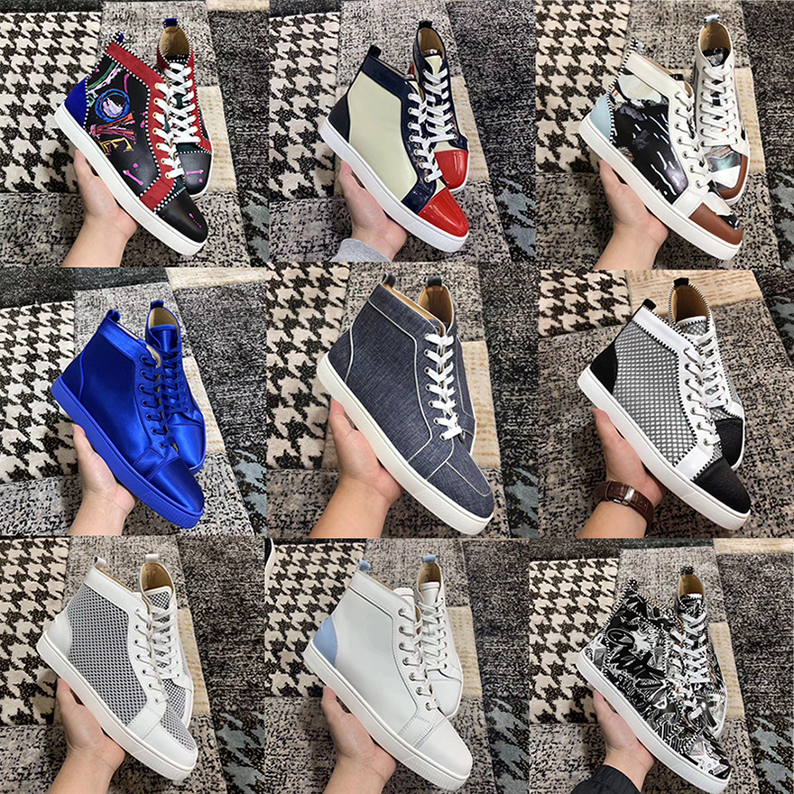 With Box Luxury Loafers Red Soles Boots Designer Shoes Platform Sneakers Big Size Us 13 Junior Spikes Mens Womens Casual Shoe Black Glitter Bottoms Flat Trainers 36-47
With Box Luxury Loafers Red Soles Boots Designer Shoes Platform Sneakers Big Size Us 13 Junior Spikes Mens Womens Casual Shoe Black Glitter Bottoms Flat Trainers 36-47