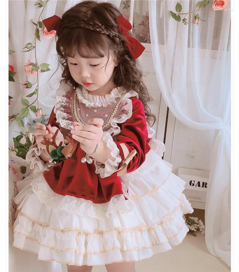 Girl Dresses 2022 Spanish Princess Dress For Baby Clothes Court Style Puffy Birthday Costume Long Sleeve Infant Party, Black
Girl Dresses 2022 Spanish Princess Dress For Baby Clothes Court Style Puffy Birthday Costume Long Sleeve Infant Party, Black