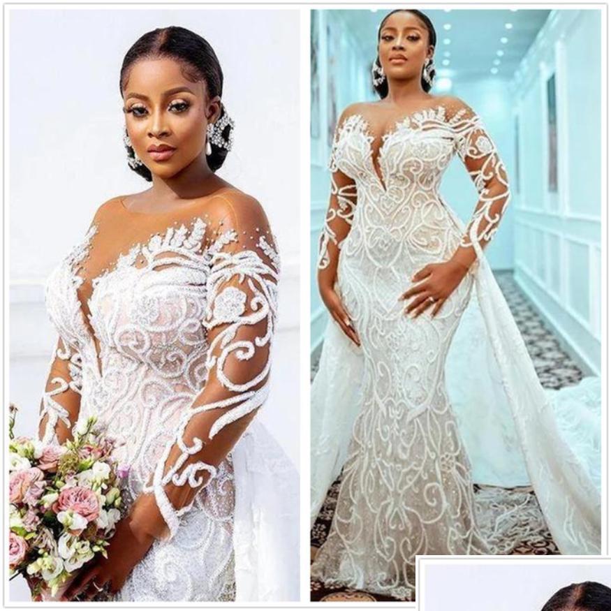 Mermaid Wedding Dresses Plus Size Lace Mermaid Wedding Dresses 2022 With Detachable Train Sheer Long Sleeves Beaded Appl Bridegroomdh Dhkg5, Same as image
Mermaid Wedding Dresses Plus Size Lace Mermaid Wedding Dresses 2022 With Detachable Train Sheer Long Sleeves Beaded Appl Bridegroomdh Dhkg5, Same as image
