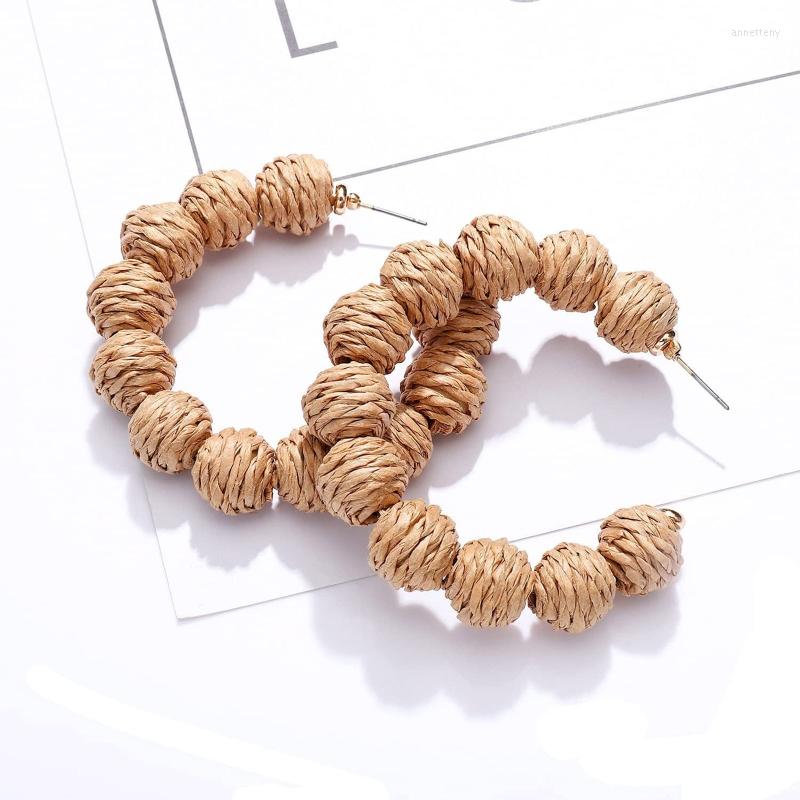 Hoop Earrings R2LE 1 Pair Vintage Rattan Lightweight Geometric Boho
Hoop Earrings R2LE 1 Pair Vintage Rattan Lightweight Geometric Boho