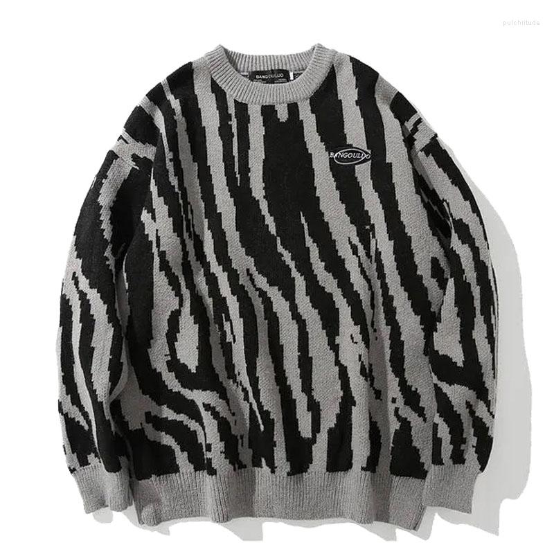 Men's Sweaters Men Y2k Clothes Harajuku Fashion Knitted Sweater Women Zebra Stripes Jumper Vintage Pullovers Oversized Crochet Top, Black
Men's Sweaters Men Y2k Clothes Harajuku Fashion Knitted Sweater Women Zebra Stripes Jumper Vintage Pullovers Oversized Crochet Top, Black
