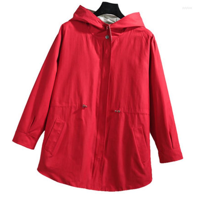 Women's Trench Coats Pluse Size 4XL 2022 Spring Autumn Korean Casual Women's Hooded Loose Big Windbreaker Jacket Female Outerwear 766, Black
Women's Trench Coats Pluse Size 4XL 2022 Spring Autumn Korean Casual Women's Hooded Loose Big Windbreaker Jacket Female Outerwear 766, Black