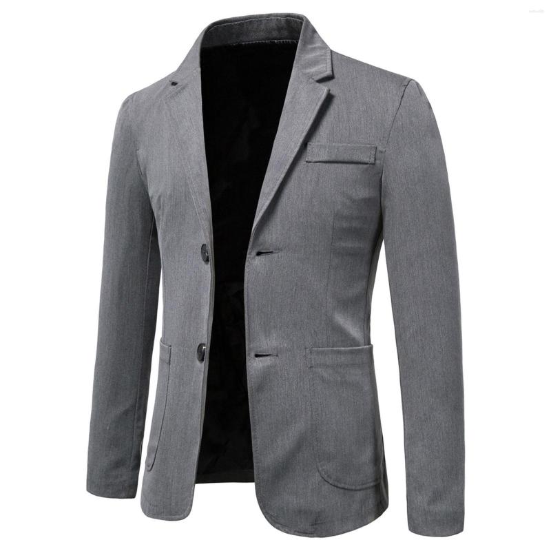 Men's Jackets Men's Solid Style Long Sleeve Casual Suit Slim Fit Jacket, Black
Men's Jackets Men's Solid Style Long Sleeve Casual Suit Slim Fit Jacket, Black
