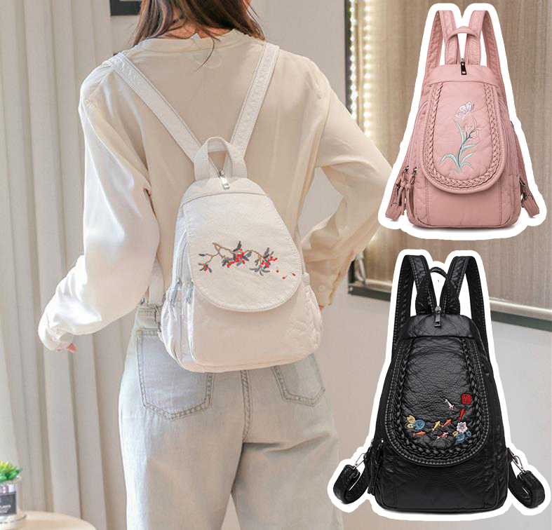 Women Backpack Style PU Leather Fashion Casual Bags Mini Small Girl Schoolbag Business Laptop Backpack Charging Bagpack Rucksack Sport&Outdoor Packs 4242, White
Women Backpack Style PU Leather Fashion Casual Bags Mini Small Girl Schoolbag Business Laptop Backpack Charging Bagpack Rucksack Sport&Outdoor Packs 4242, White