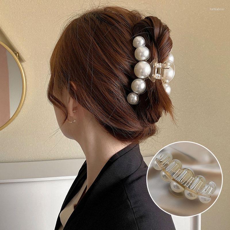 Hair Clips Elegant Big Pearl Woman Clip Hairpins Accessories Girls Crab Headwear Hairgrip Fashion Barrettes
Hair Clips Elegant Big Pearl Woman Clip Hairpins Accessories Girls Crab Headwear Hairgrip Fashion Barrettes