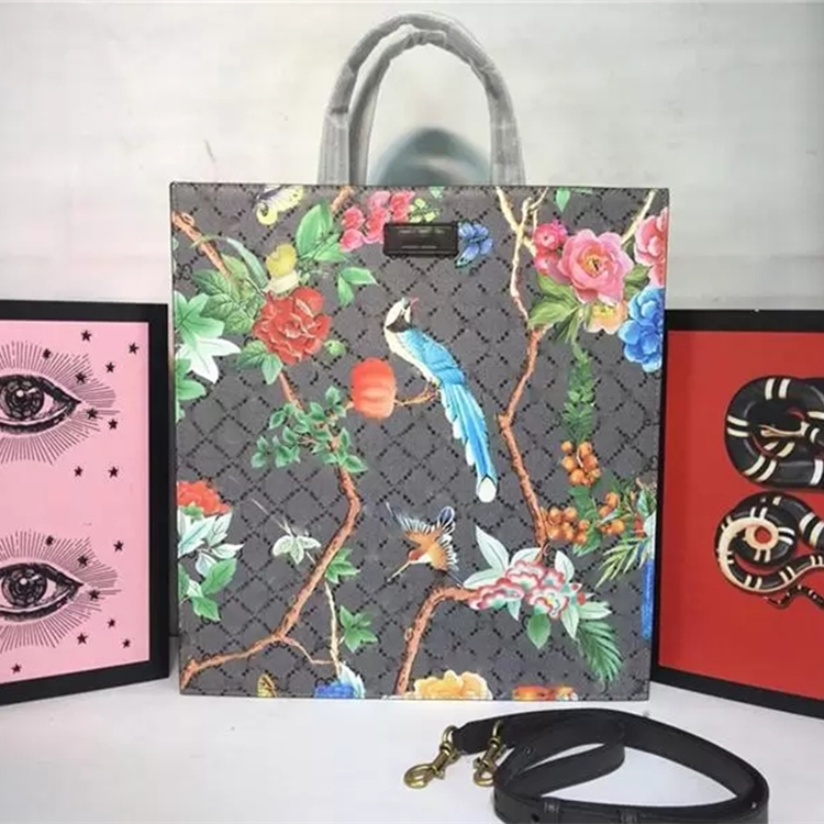 Designer Luxury 450950 K5M1T Print g Tote Bags Carre Shoulder Bag Sherry line 2WAY clutch business bag