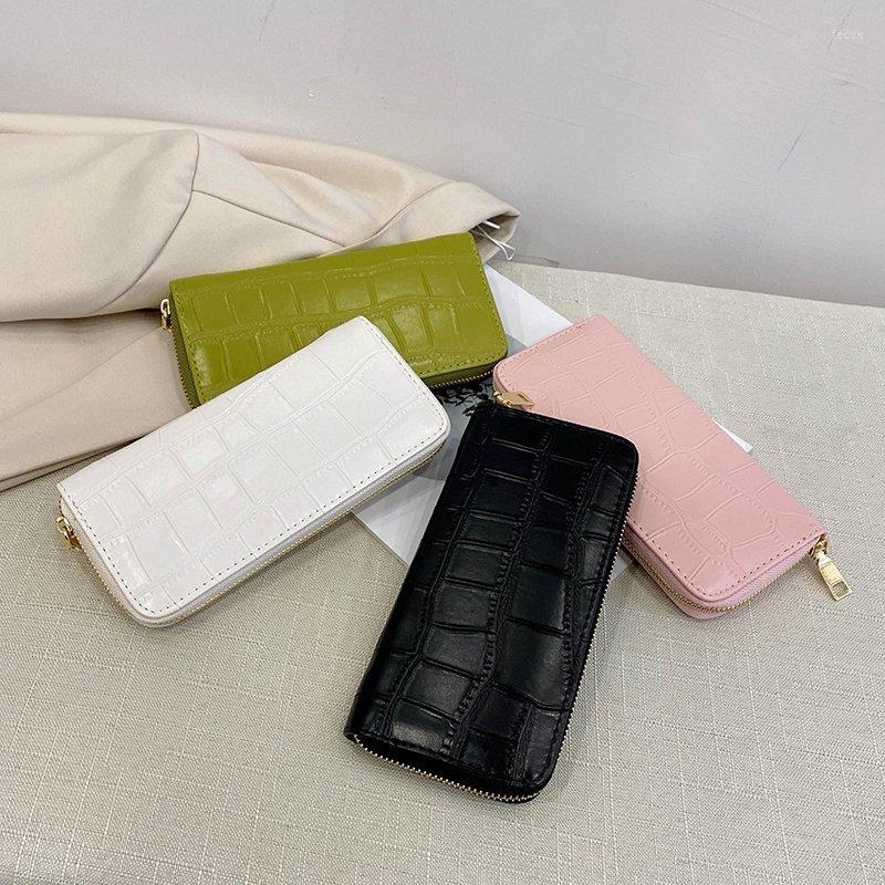 Wallets 2022 Fashion Women Leather Purse Wristband Long Zipper Wallet Coin Purses Clutch Female Money Card Holder Ladies Handbag, B style
Wallets 2022 Fashion Women Leather Purse Wristband Long Zipper Wallet Coin Purses Clutch Female Money Card Holder Ladies Handbag, B style