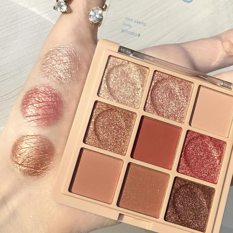 Eye Shadow 9 Colors Eyeshadow Makeup Palette Glitter Matte, 03