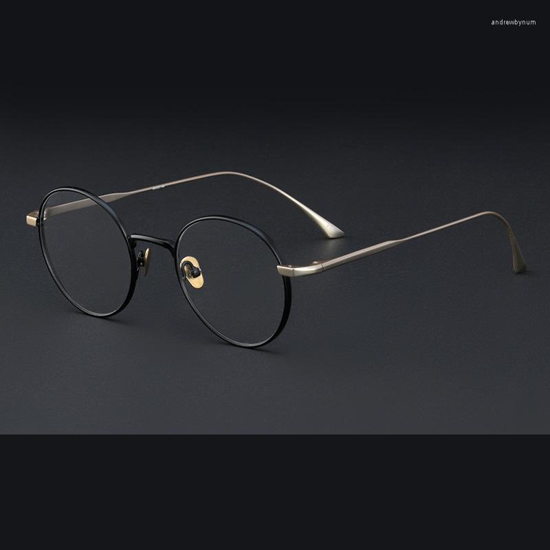 Sunglasses Japanese Pure Titanium Frame Ultra Light Retro Round Mirror Fashion Art Trend Men And Women Glasses Gafas De Sol
Sunglasses Japanese Pure Titanium Frame Ultra Light Retro Round Mirror Fashion Art Trend Men And Women Glasses Gafas De Sol