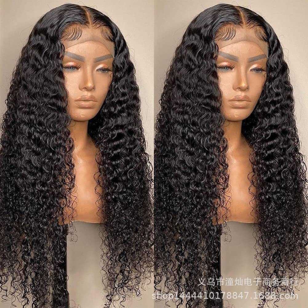 Synthetic Wigs Wig women's chemical fiber front lace long curly hair small curly half hand hook head cover wig 221010, 16 inch
Synthetic Wigs Wig women's chemical fiber front lace long curly hair small curly half hand hook head cover wig 221010, 16 inch