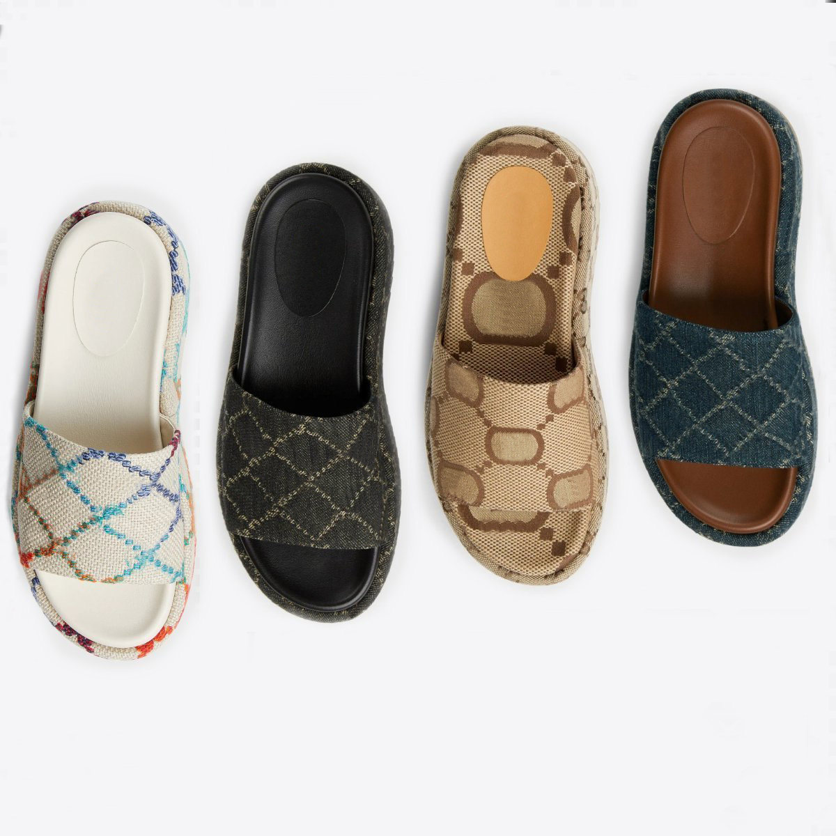 Jackdhstore womens fashion platform slippers girls 60mm Canvas covered sandals with box and dust bags, Classical color
Jackdhstore womens fashion platform slippers girls 60mm Canvas covered sandals with box and dust bags, Classical color
