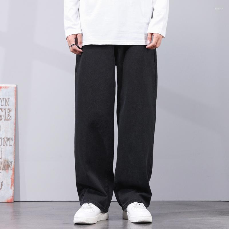 Men's Jeans Black Men Loose Fit Baggy Pants Wide Leg Streetwear Hiphop Male Denim Mens Clothes Long Trousers 2022 Arrival 
Men's Jeans Black Men Loose Fit Baggy Pants Wide Leg Streetwear Hiphop Male Denim Mens Clothes Long Trousers 2022 Arrival