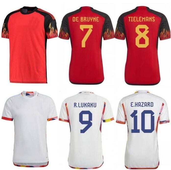 7 DE BRUYNE Soccer Jerseys 2022 HAZARD LUKAKU Football Shirt 22-23 WITSEL MERTENS BENTEKE BATSHUAYI National Team Mens kids kingcaps Thai Quality Design Your Own wear, 22-23 away
7 DE BRUYNE Soccer Jerseys 2022 HAZARD LUKAKU Football Shirt 22-23 WITSEL MERTENS BENTEKE BATSHUAYI National Team Mens kids kingcaps Thai Quality Design Your Own wear, 22-23 away
