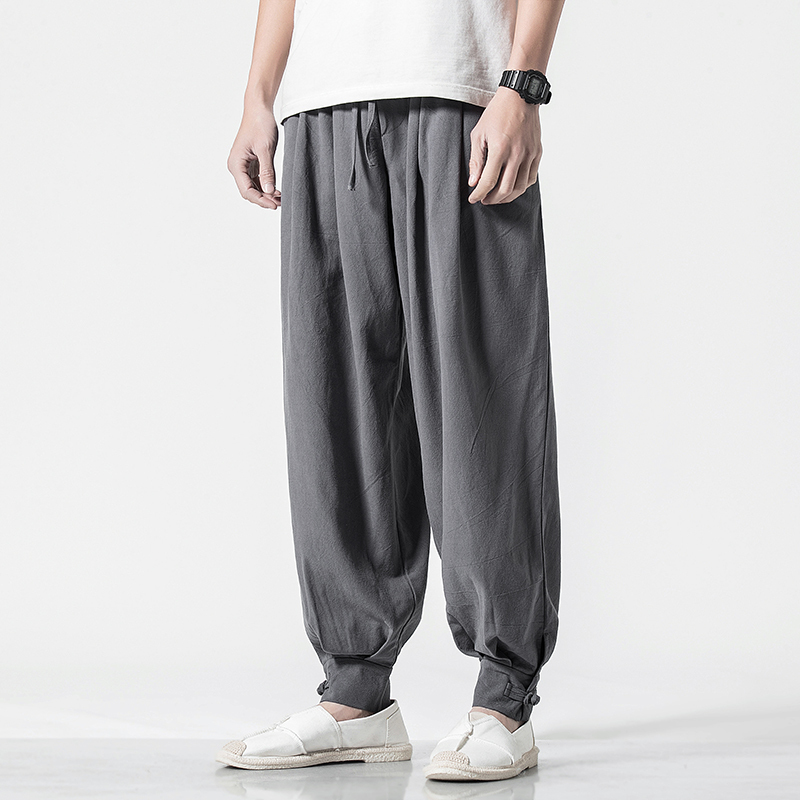 Men's Pants Chinese Style Cotton Linen Casual Pants Men Loose Solid Mens Harem Pants Streetwear Joggers Men 221010, Coffee
Men's Pants Chinese Style Cotton Linen Casual Pants Men Loose Solid Mens Harem Pants Streetwear Joggers Men 221010, Coffee