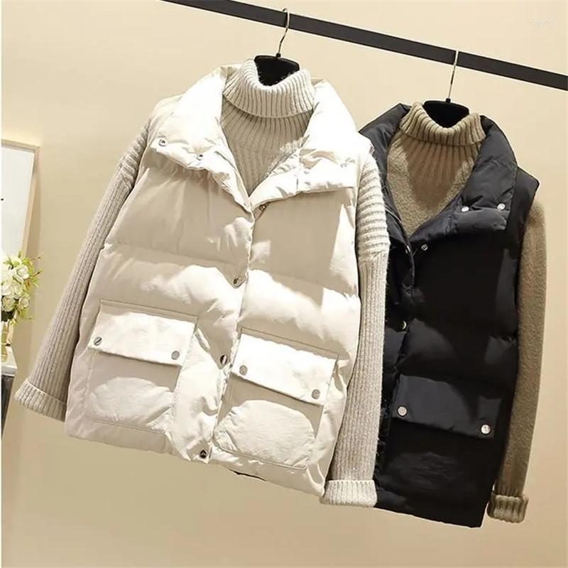 Women's Vests 2022 Autumn Winter Women Short Solid Loose Down Cotton Padded Vest Warm Windproof Sleeveless Jacket Waistcoat Coat 898, Black vest
Women's Vests 2022 Autumn Winter Women Short Solid Loose Down Cotton Padded Vest Warm Windproof Sleeveless Jacket Waistcoat Coat 898, Black vest