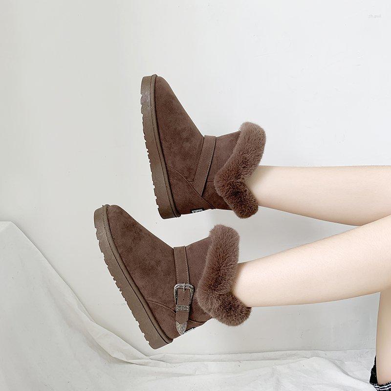 Boots Women Winter Snow Outdoor Fur Keep Warm Shoes Female Flock Slip-on Woolen Boot Solid Metal Decoration Casual, Black
Boots Women Winter Snow Outdoor Fur Keep Warm Shoes Female Flock Slip-on Woolen Boot Solid Metal Decoration Casual, Black