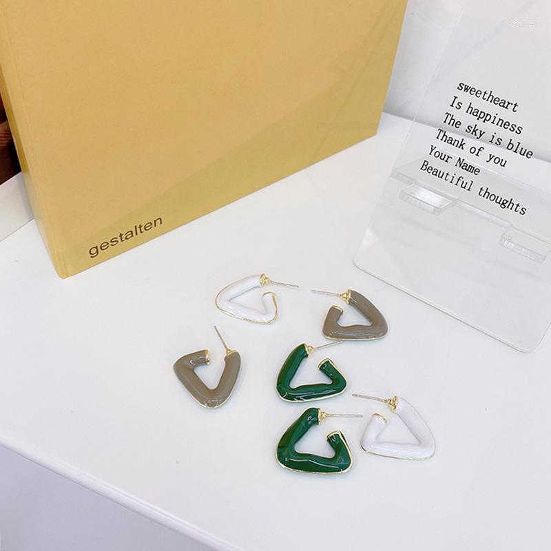 Stud Earrings Trendy Temperament Colorful Triangle Noble Luxury Minimalist Exquisite Personalized For Lady Charm Accessories JewelryStud
Stud Earrings Trendy Temperament Colorful Triangle Noble Luxury Minimalist Exquisite Personalized For Lady Charm Accessories JewelryStud