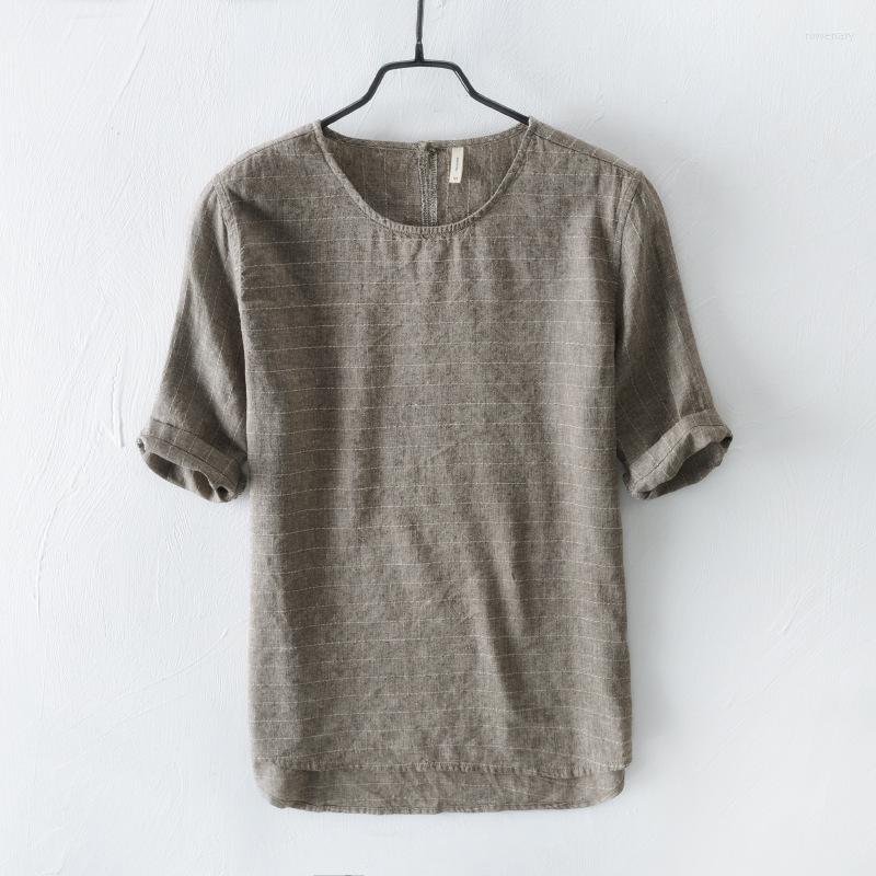 Men's T Shirts Top Selling Product In 2022 Summer Linen T-shirt Casual Round Neck Short Sleeve Oversized Shirt Clothing, Khaki
Men's T Shirts Top Selling Product In 2022 Summer Linen T-shirt Casual Round Neck Short Sleeve Oversized Shirt Clothing, Khaki