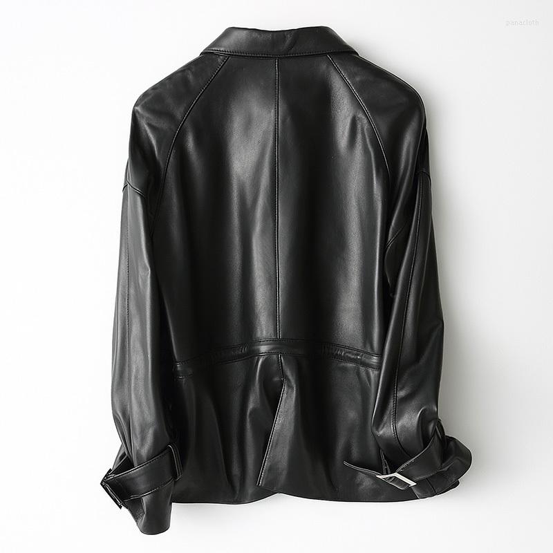 Women's Leather 2022 Genuine Jacket Women Spring Autumn Short Sheepskin Coat Korean Real Campera Mujer KQN22104 KJ2317, Black
Women's Leather 2022 Genuine Jacket Women Spring Autumn Short Sheepskin Coat Korean Real Campera Mujer KQN22104 KJ2317, Black