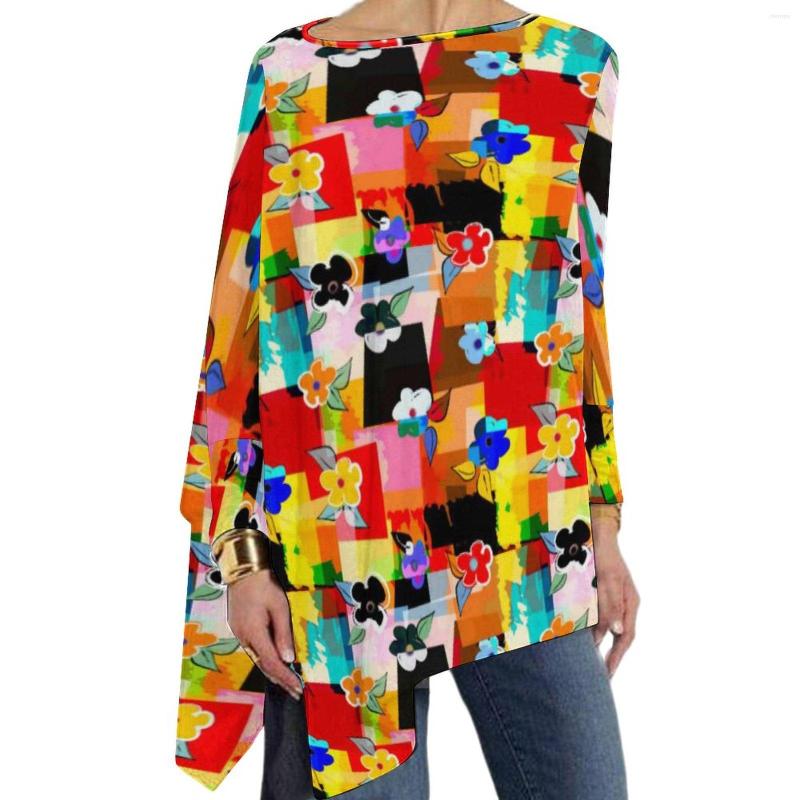 Women' T Shirts Rainbow Colors T-Shirts Modern Graffiti Design Aesthetic T-Shirt Women Long Sleeve O Neck Fashion Tshirt Oversize Print, Style-6
Women' T Shirts Rainbow Colors T-Shirts Modern Graffiti Design Aesthetic T-Shirt Women Long Sleeve O Neck Fashion Tshirt Oversize Print, Style-6