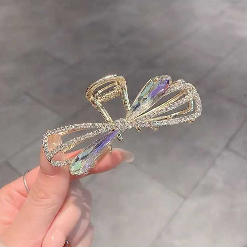 hair clips Korean bow knot medium size grab clip back head curling new crystal red shark clip
hair clips Korean bow knot medium size grab clip back head curling new crystal red shark clip