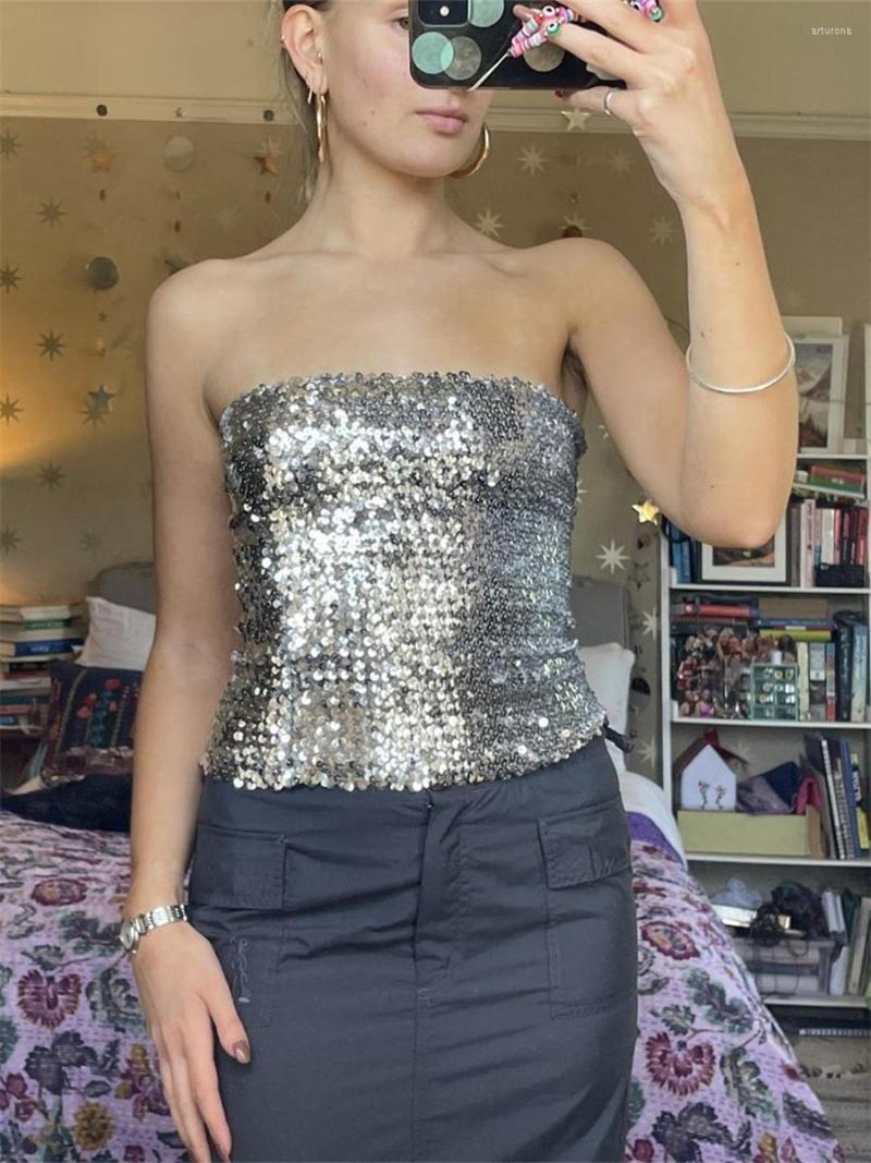 Women' Tanks Wsevypo Sequins Bandeau Crop Tops Fashion Summer Women Off-Shoulder Strapless Tank Harajuku Grunge Punk Shiny Vest, Green
Women' Tanks Wsevypo Sequins Bandeau Crop Tops Fashion Summer Women Off-Shoulder Strapless Tank Harajuku Grunge Punk Shiny Vest, Green