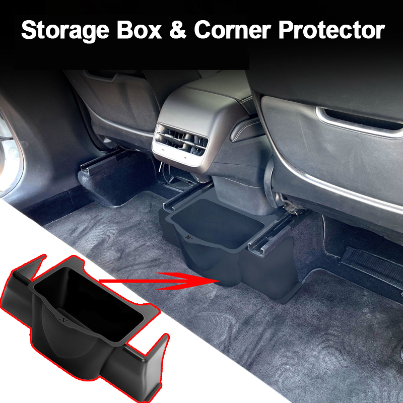 Upgraded Under Seat Storage Box for Tesla Model Y 2022 Rear Center Underseat Organizer Tray with Rail Slide Corner Protector
Upgraded Under Seat Storage Box for Tesla Model Y 2022 Rear Center Underseat Organizer Tray with Rail Slide Corner Protector