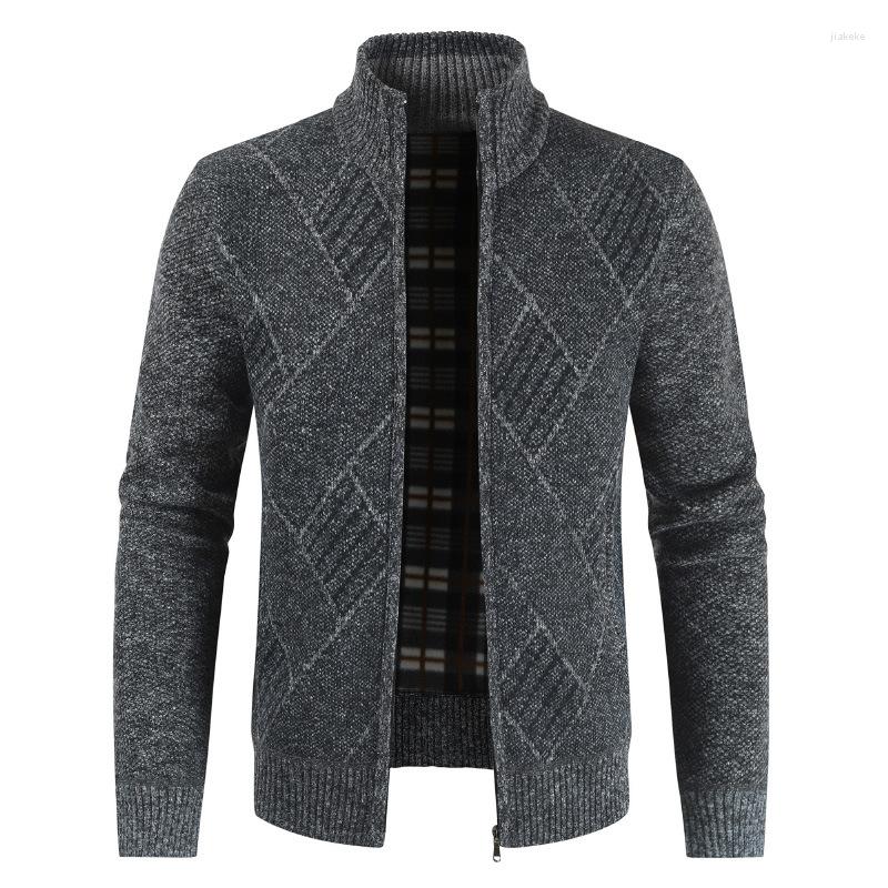 Men's Sweaters Autumn And Winter Rhombus Knitted Sweater Coat Cardigan Stand Collar Long Sleeve Men's, Brown
Men's Sweaters Autumn And Winter Rhombus Knitted Sweater Coat Cardigan Stand Collar Long Sleeve Men's, Brown
