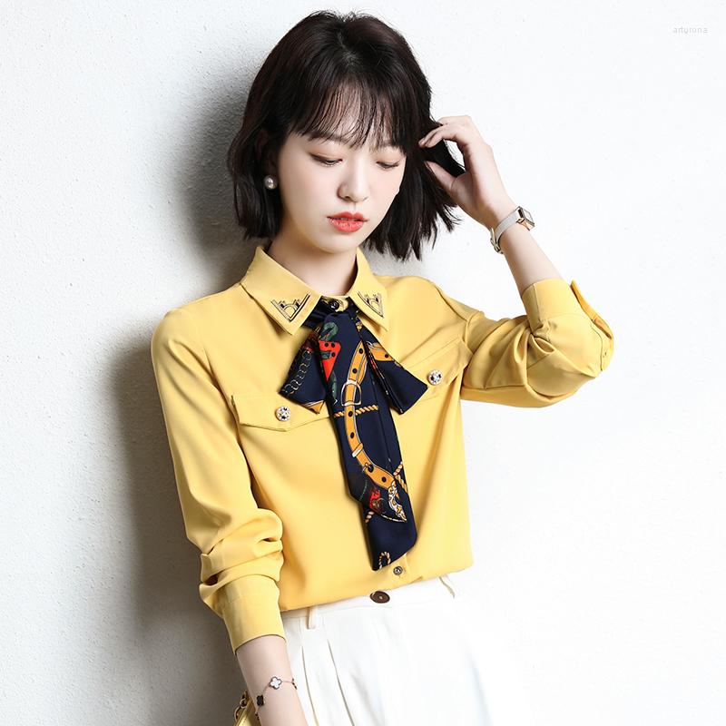 Women' Blouses Chikichi Japanese And Korean Fashion Blouse 2022 Autumn Printed Lace Bowknot Top Long Sleeve Shirt Women Commuter, Yellow
Women' Blouses Chikichi Japanese And Korean Fashion Blouse 2022 Autumn Printed Lace Bowknot Top Long Sleeve Shirt Women Commuter, Yellow